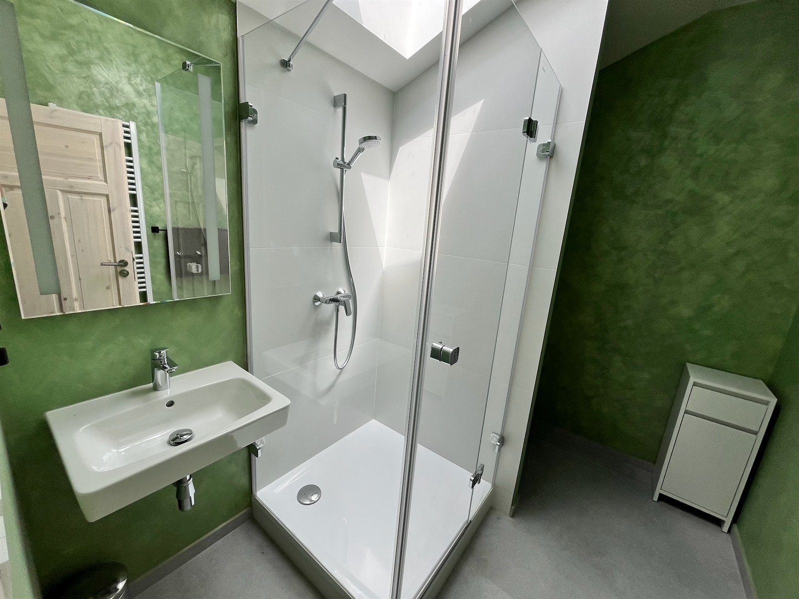 Koupelna k apartmánu Na Dvorečku
